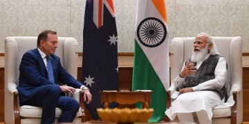 Tony Abbot meets Narendra Modi