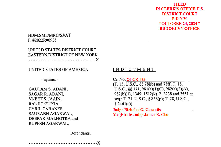 Gautam Adani Indictment