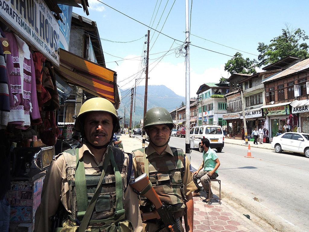 Indian Army in Pahalgam Kashmir