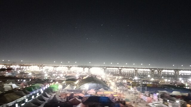 Prayagraj ardh kumbh mela Night